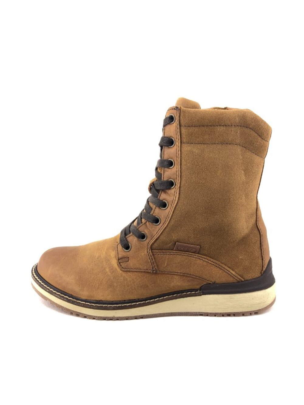 Keen Bailey Lace Brown Leather Winter Boots 8